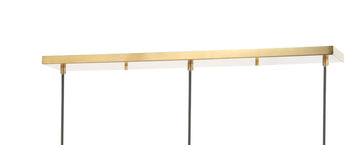 Colin Adjustable Iron/Glass Retro Hurricane LED Pendant - JONATHAN Y